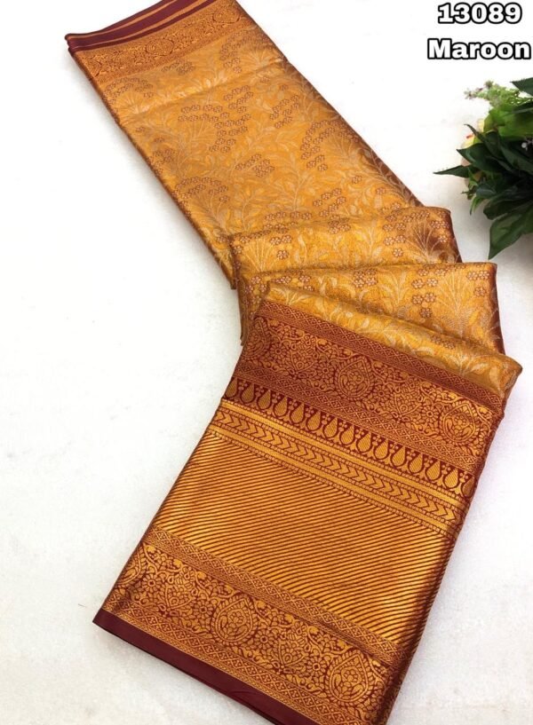 Kanjivaram pattu silk sarees - Image 7