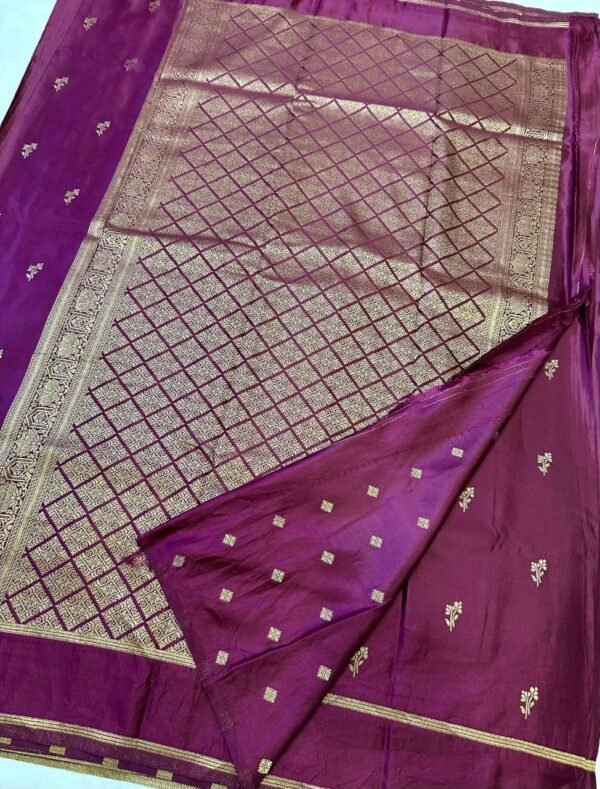Satin silk sarees - Image 13