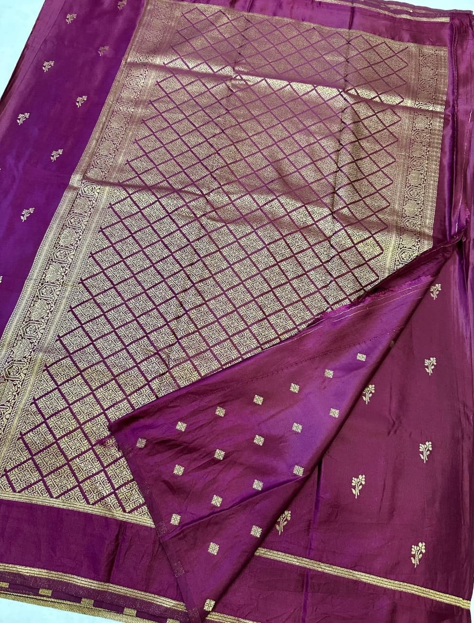 Satin silk sarees - Image 13