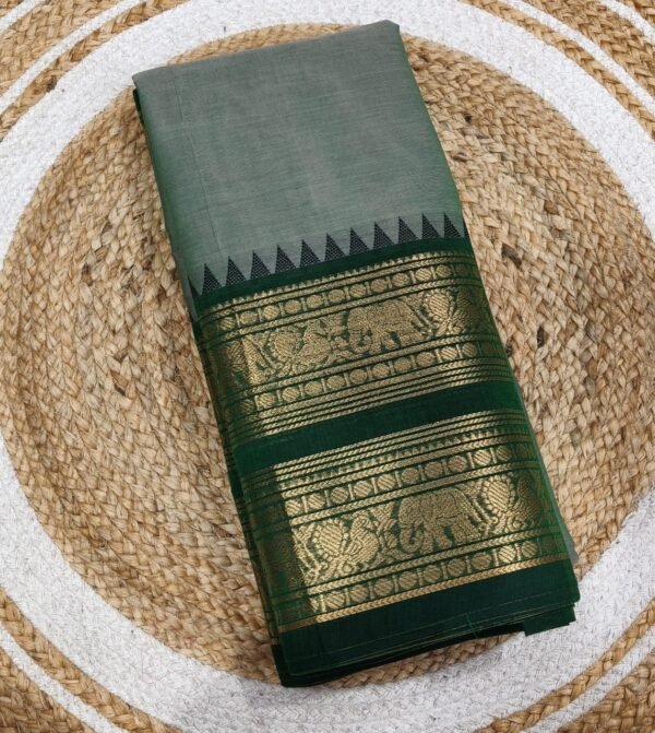 Kanchi cotton sarees - Image 12