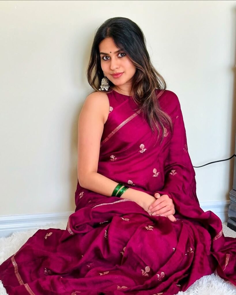 Viscose Khadi silk saree