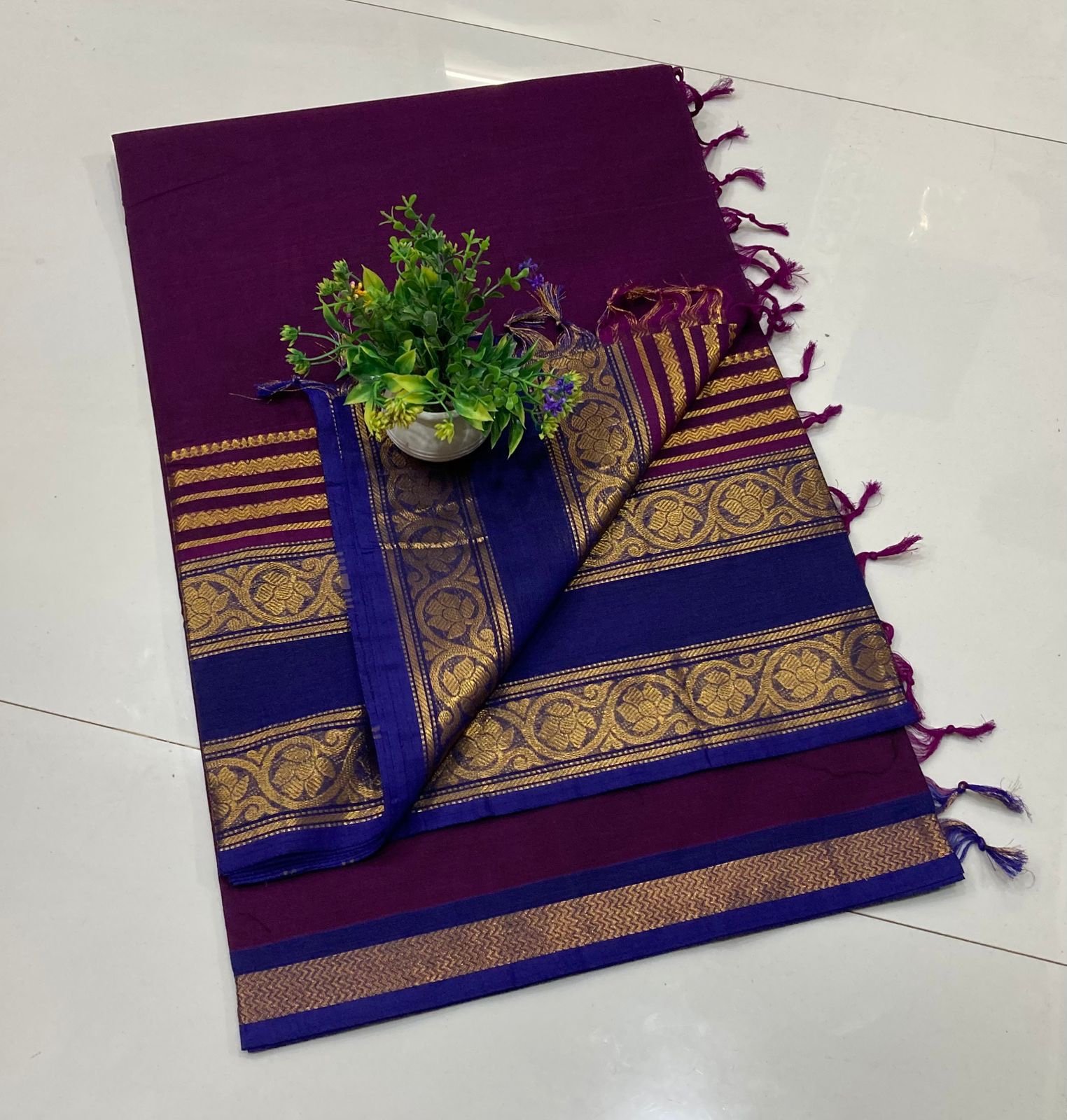 Kanchi Cotton Sarees - Image 17