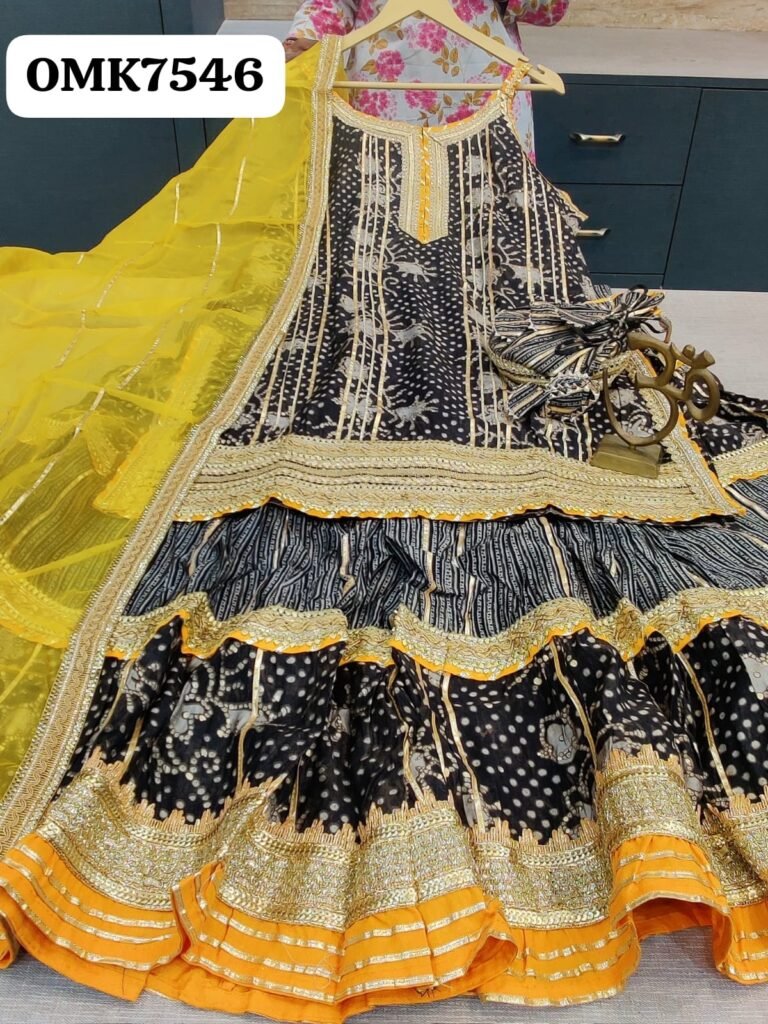 Sharara set with Potli bag