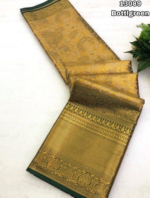 Kanjivaram pattu silk sarees - Image 5