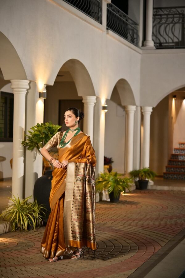 Khadi silk sarees - Image 4