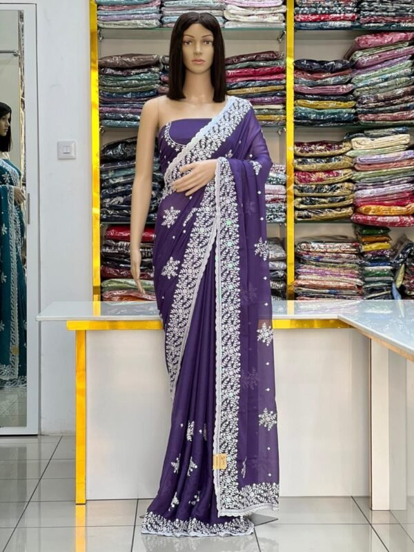 Georgette sarees - Image 2
