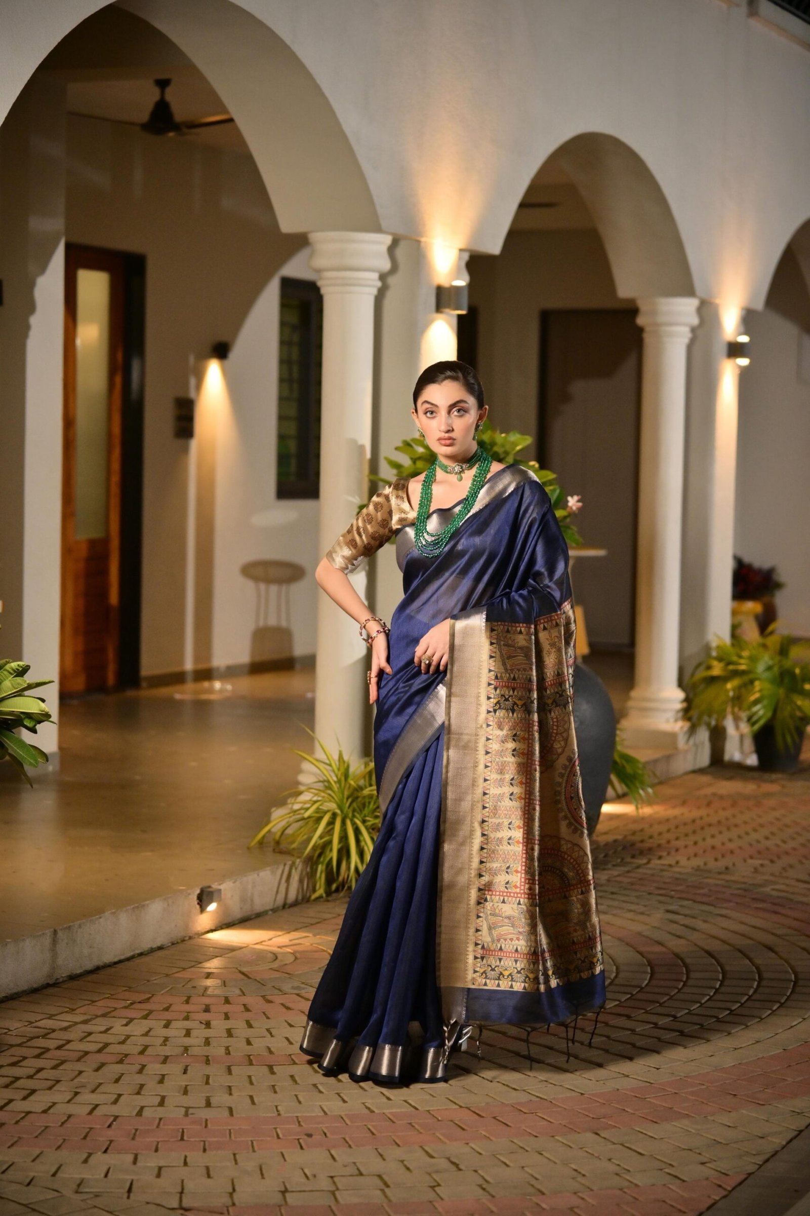Khadi silk sarees - Image 9
