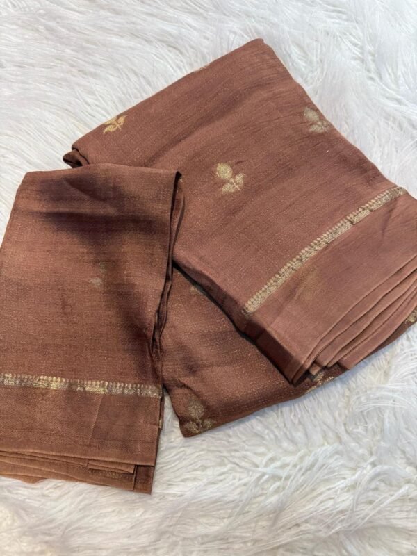 Viscose Khadi silk saree - Image 26