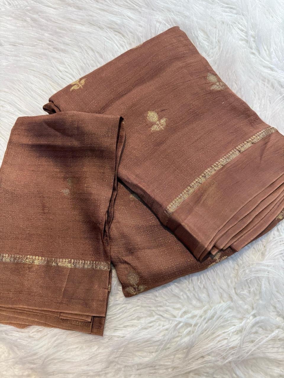 Viscose Khadi silk saree - Image 26