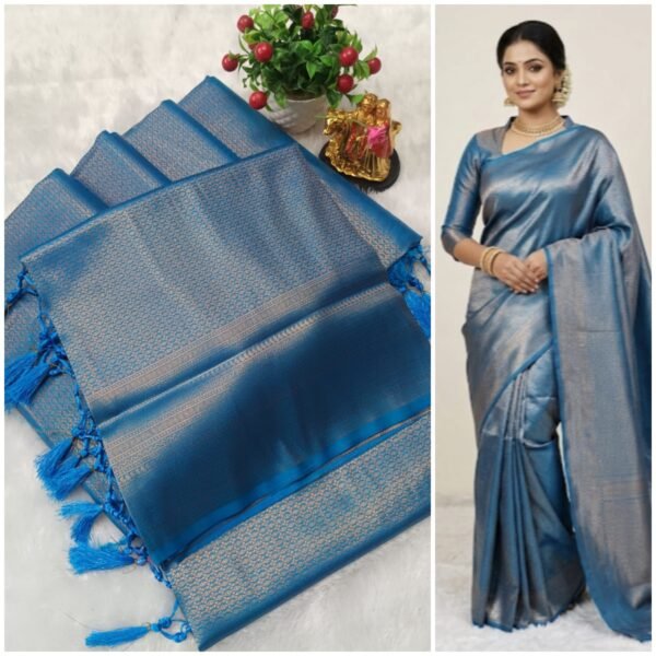 Kubera pattu sarees - Image 23