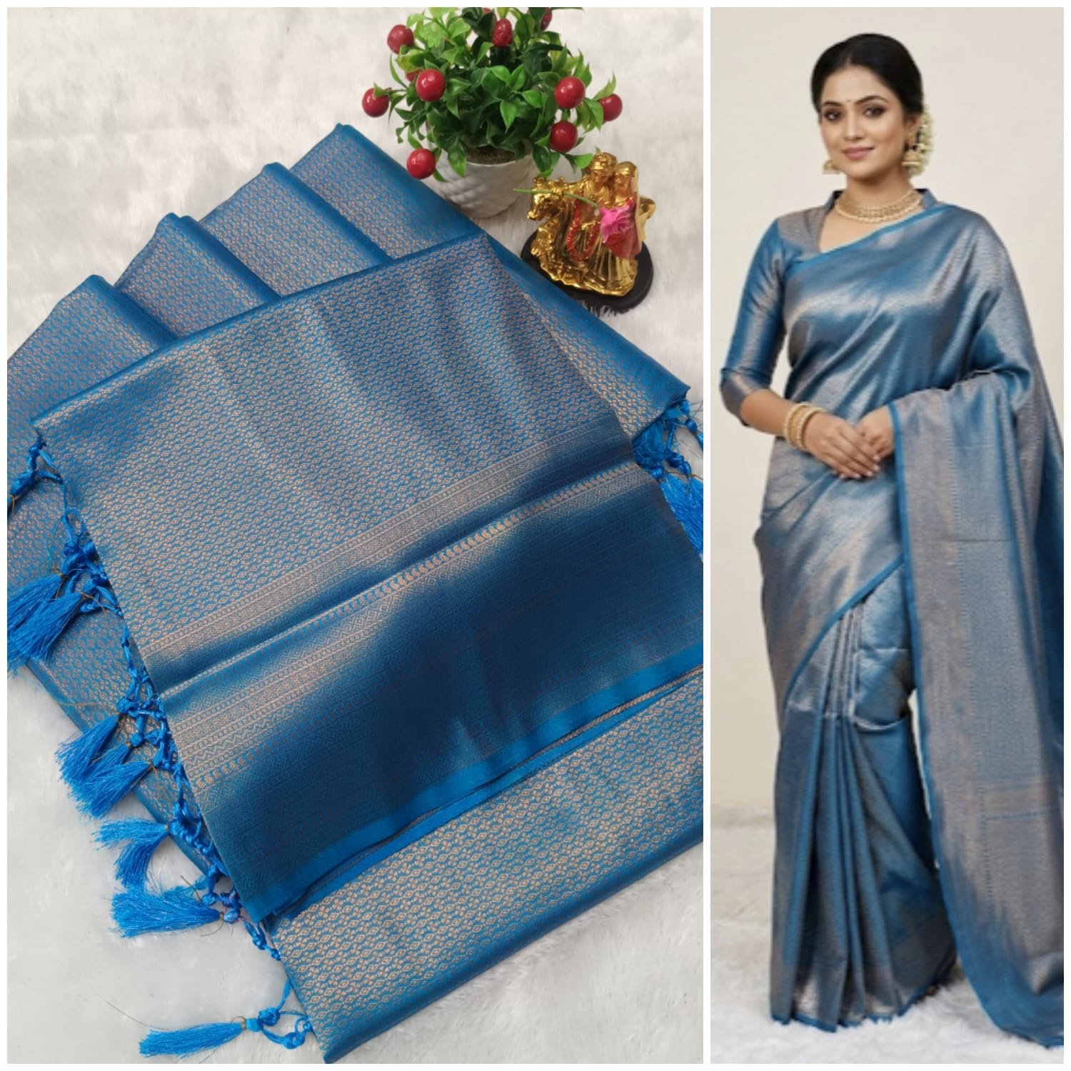 Kubera pattu sarees - Image 23