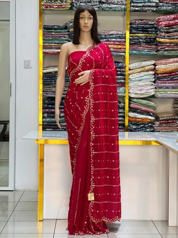 Fandy satin silk sarees