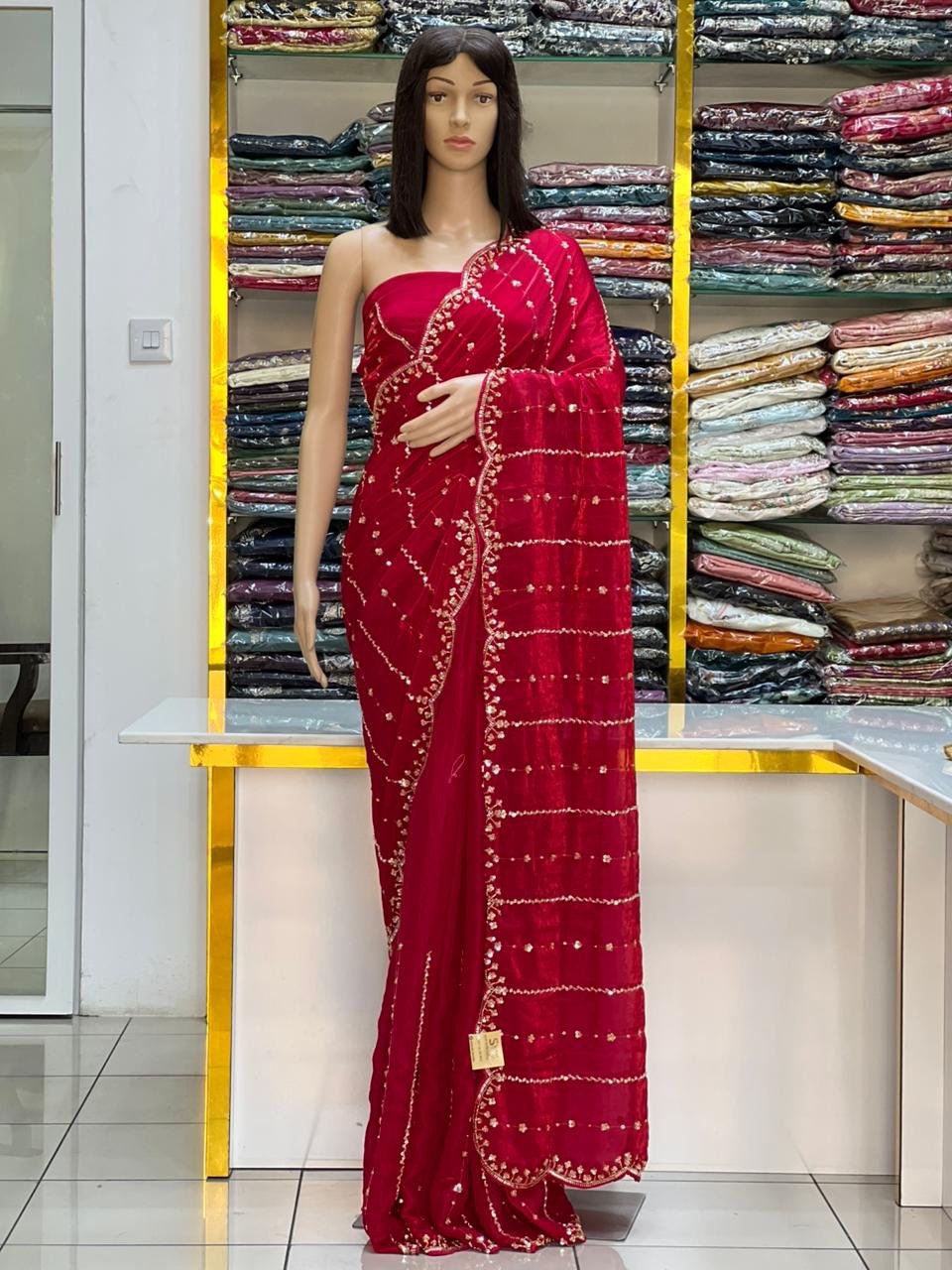 Fandy satin silk sarees - Image 1