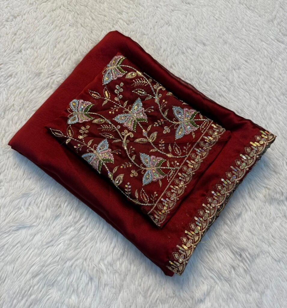 Soft Rangoli silk
