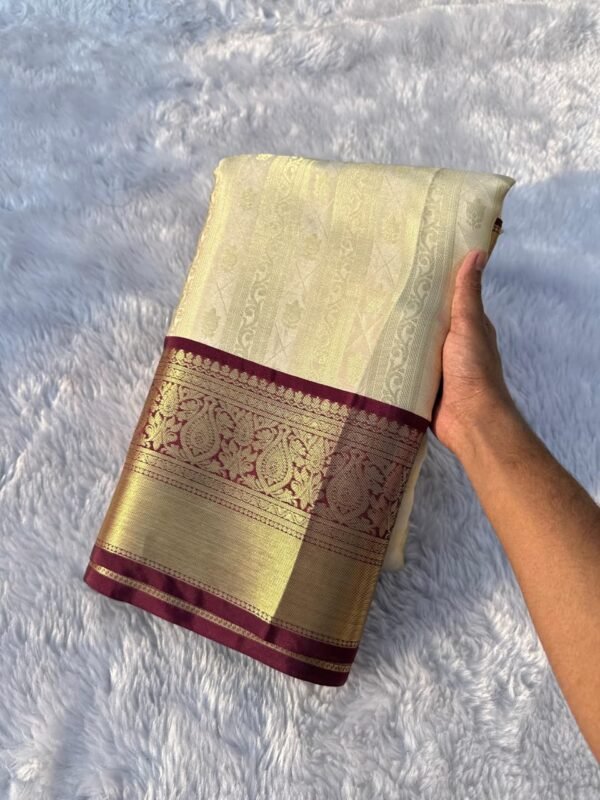 Banarasi tissue soft silk saree - Image 7