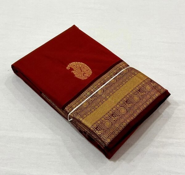 Premium Kanjivaram silk saree - Image 6