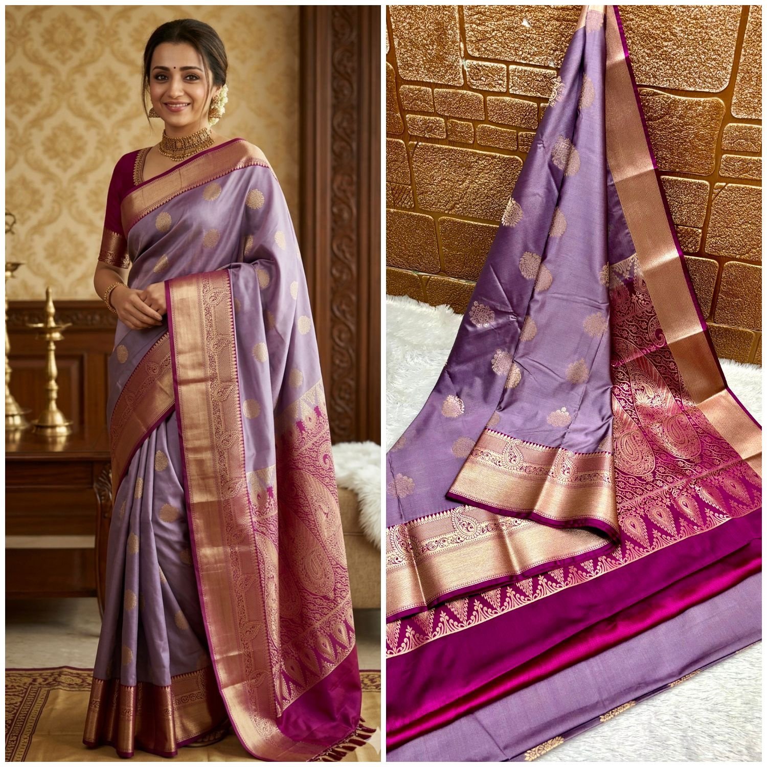 Kanchi silk sarees - Image 3