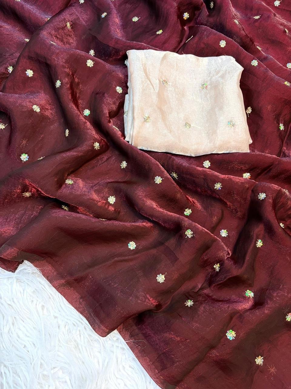 Space silk sarees - Image 24