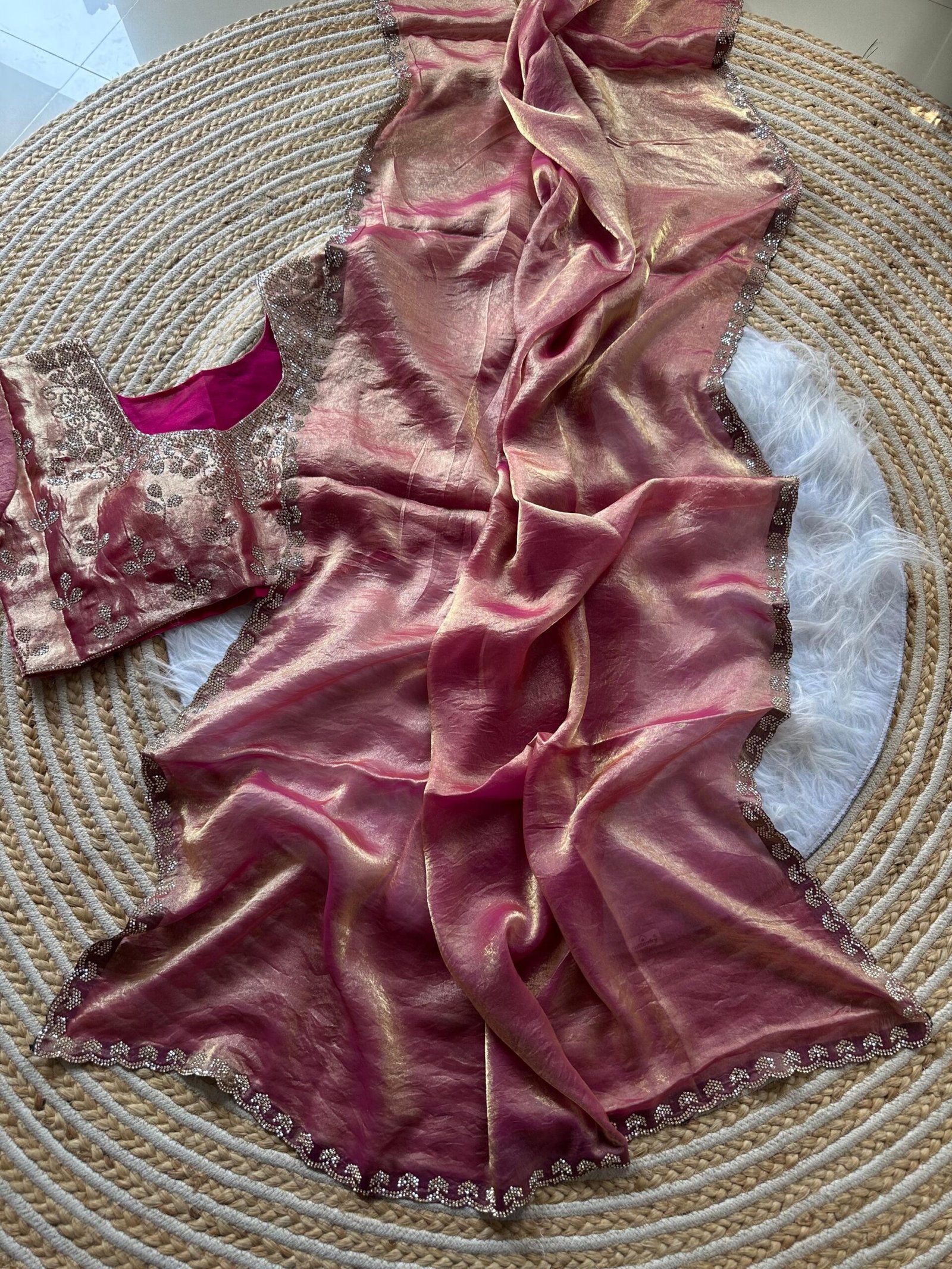 Saree with stitched blouse - Image 2