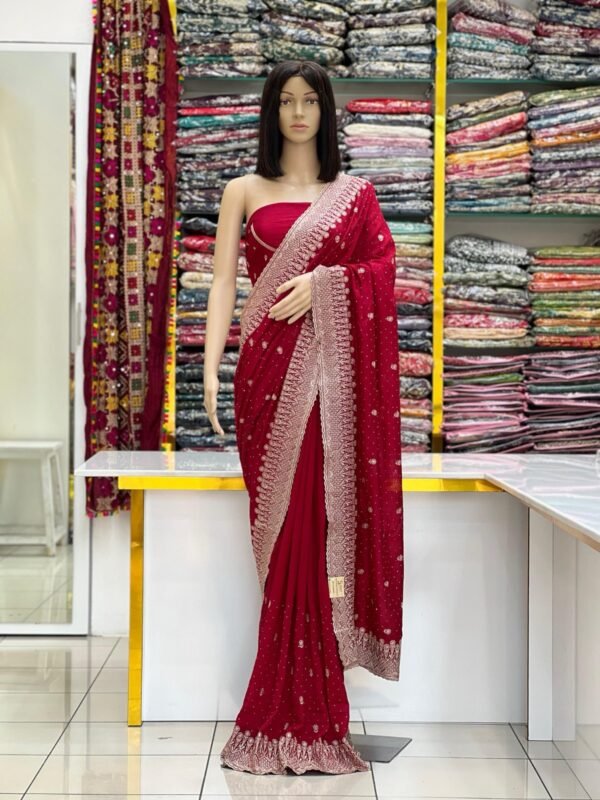 Vichitra silk sarees
