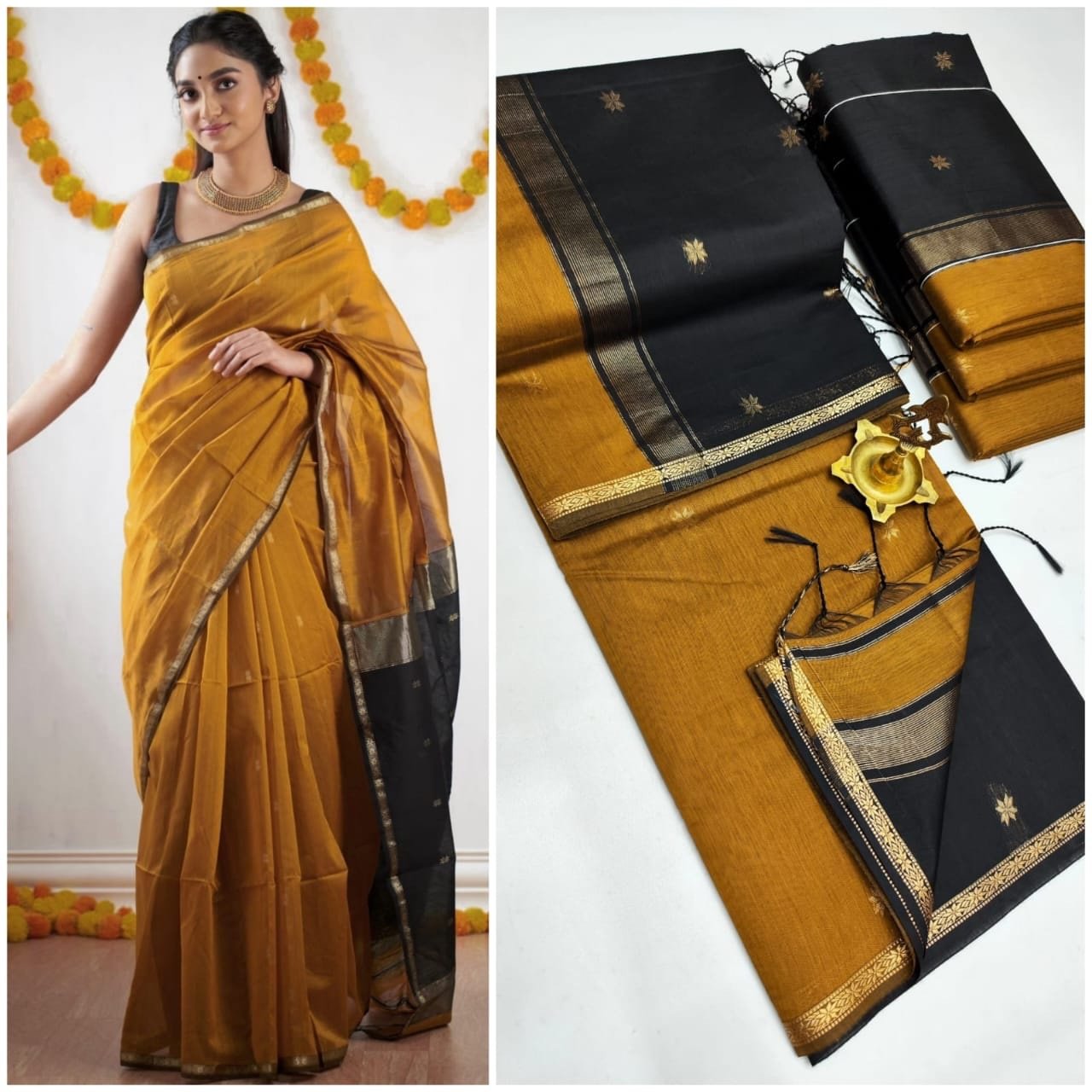 Silk cotton sarees - Image 10