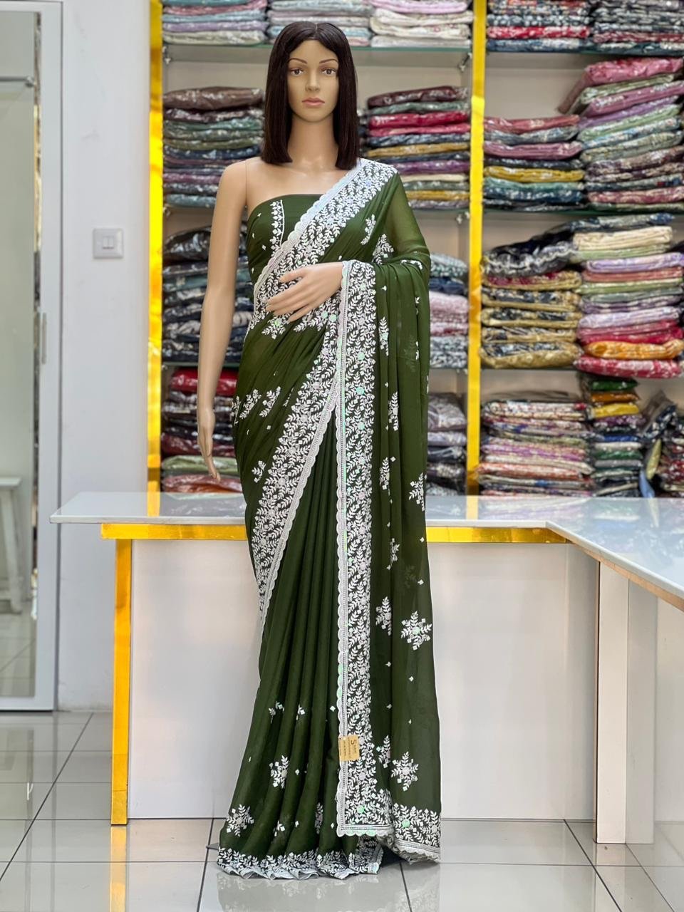 Georgette sarees - Image 4