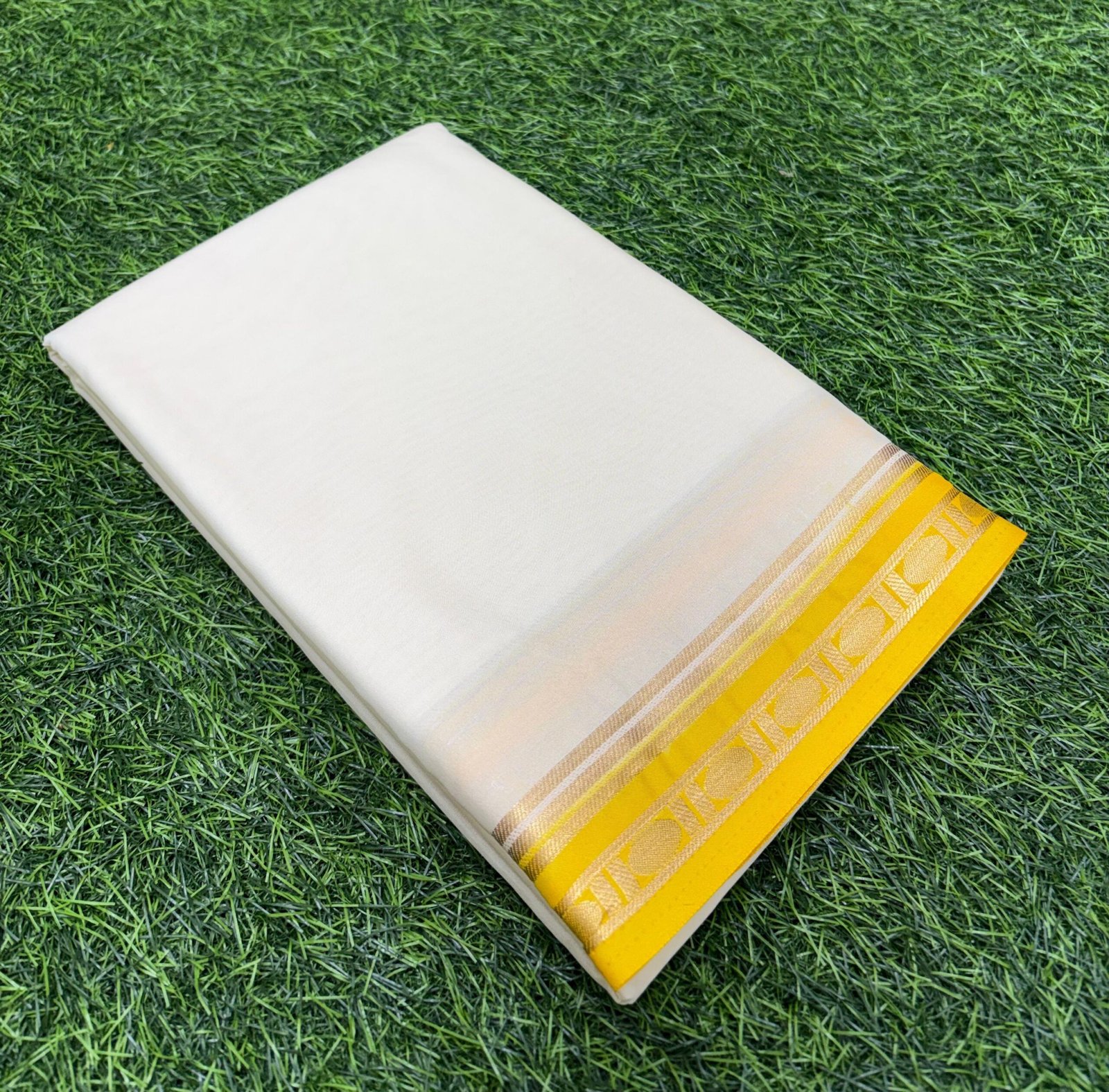 Mysore crepe silk saree - Image 9