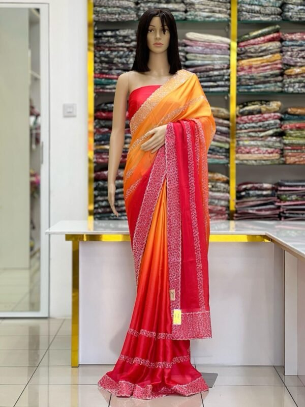 Dual shaded Rangoli silk sarees