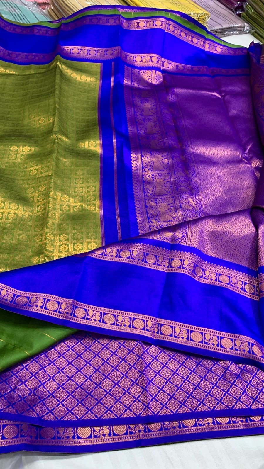 Bridesmaids semi silk sarees - Image 2