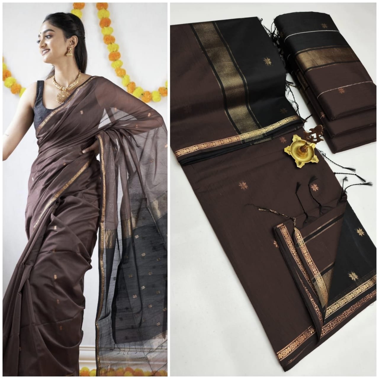 Silk cotton sarees - Image 21