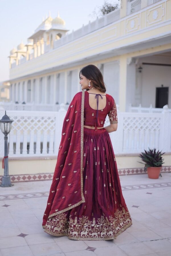 Fendy silk lehenga - Image 4
