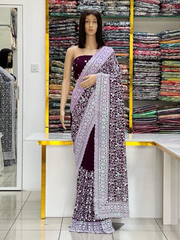 Chikankari sarees - Image 7