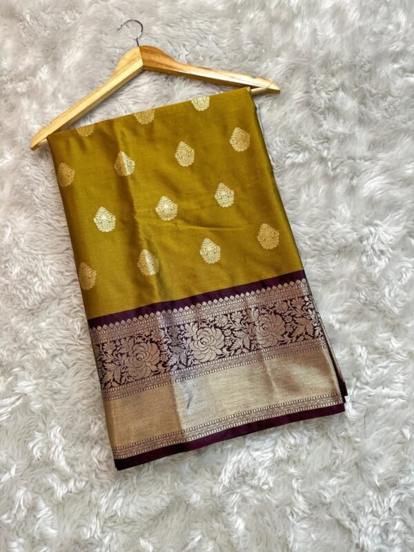 Banarasi semi gadwal pattu silk - Image 7