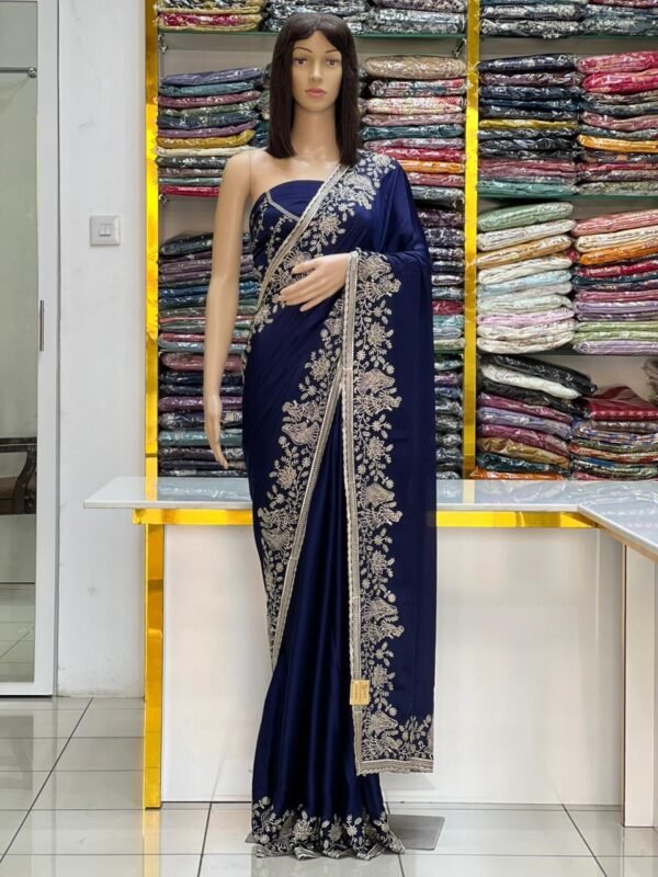 Fandy satin silk sarees