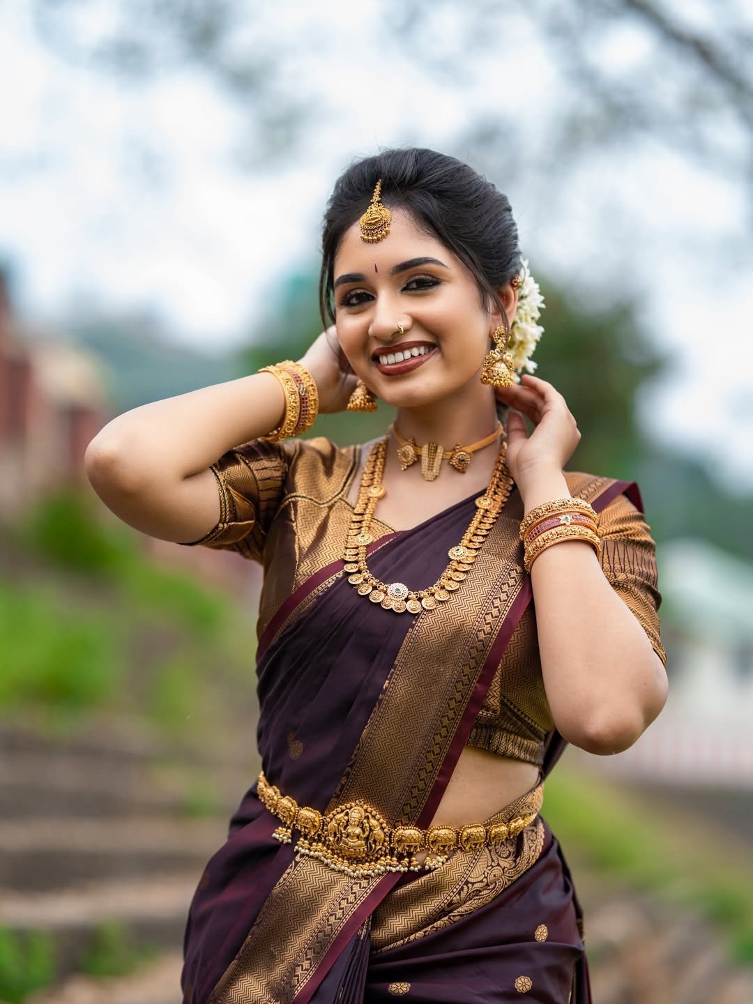 Banarasi Semi Katan Semi Silk Saree - Image 2