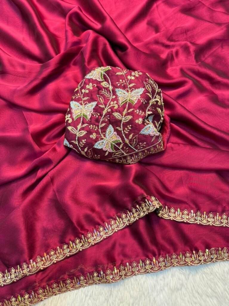 Soft Rangoli silk