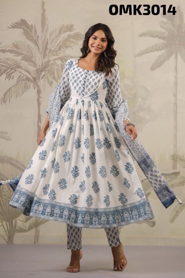 Cotton anarkali - Image 2