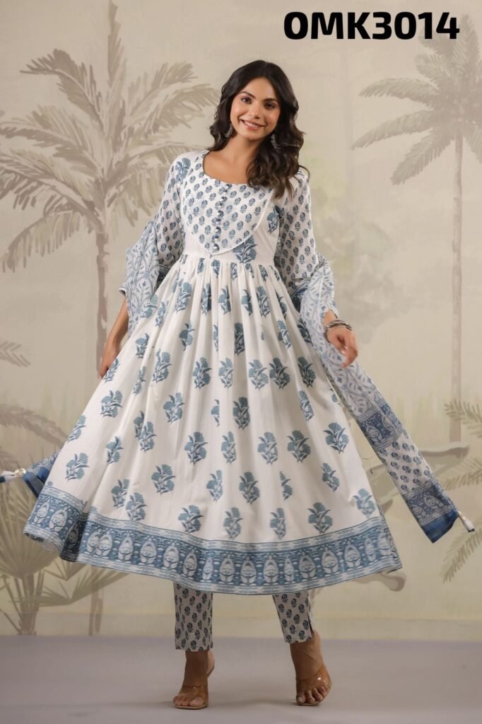 Cotton anarkali