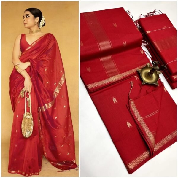Silk cotton sarees - Image 2