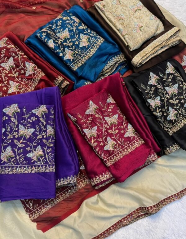 Soft Rangoli silk