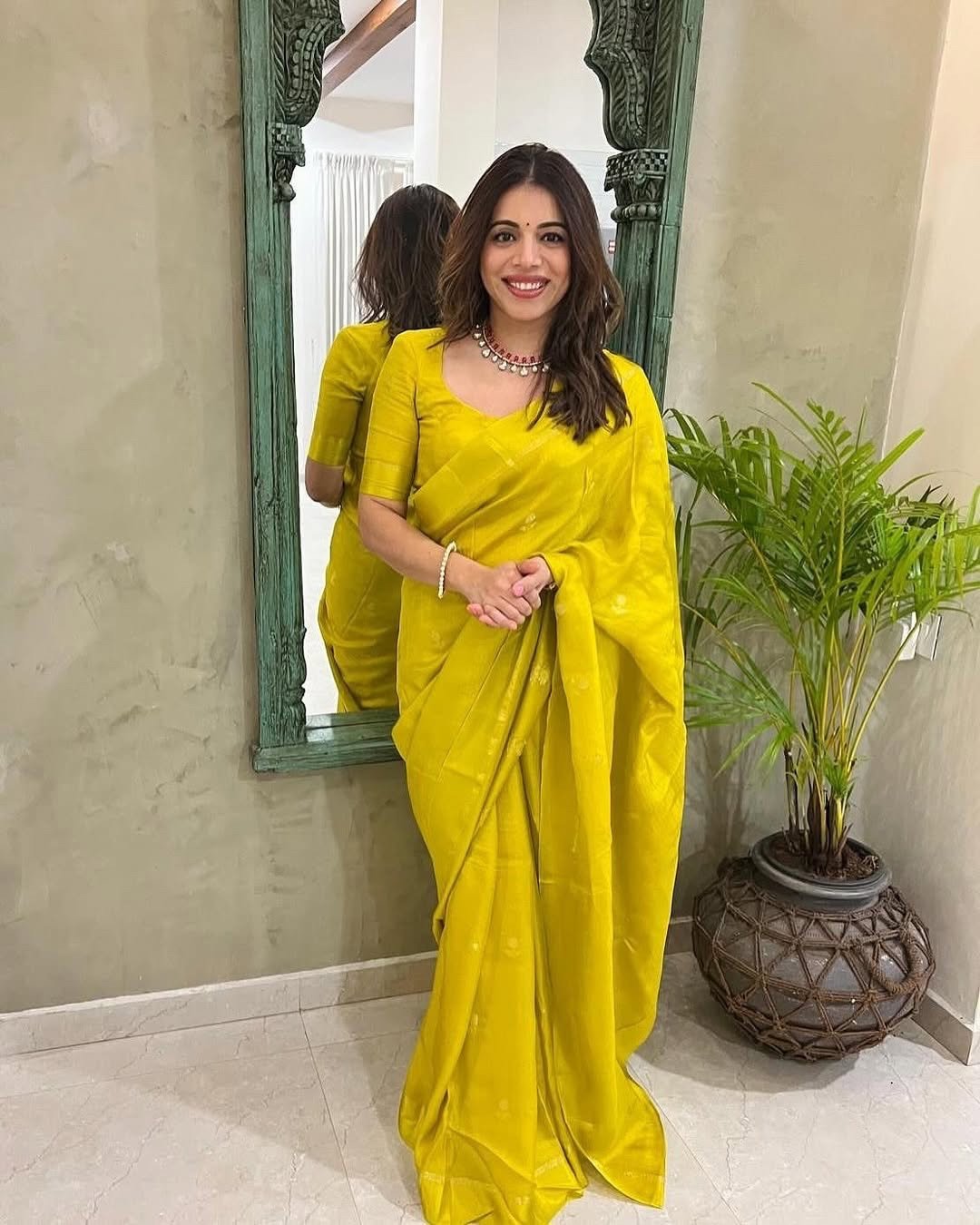 Viscose Khadi silk saree - Image 7