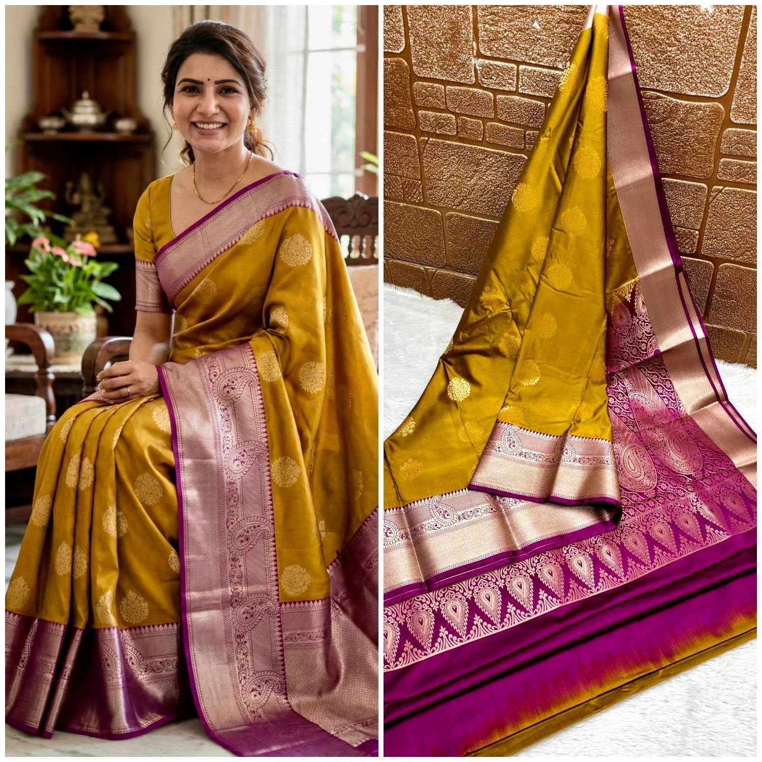 Kanchi silk sarees - Image 8