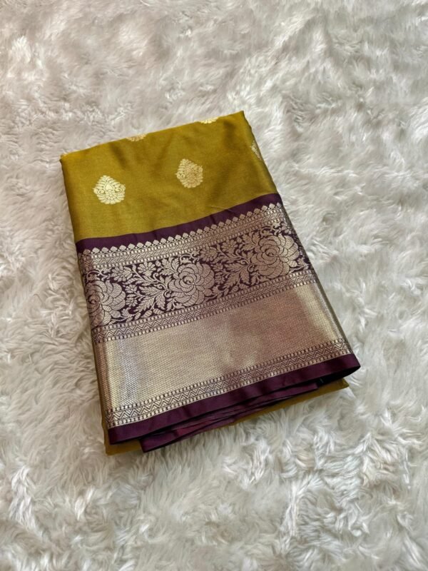 Banarasi semi gadwal pattu silk - Image 9