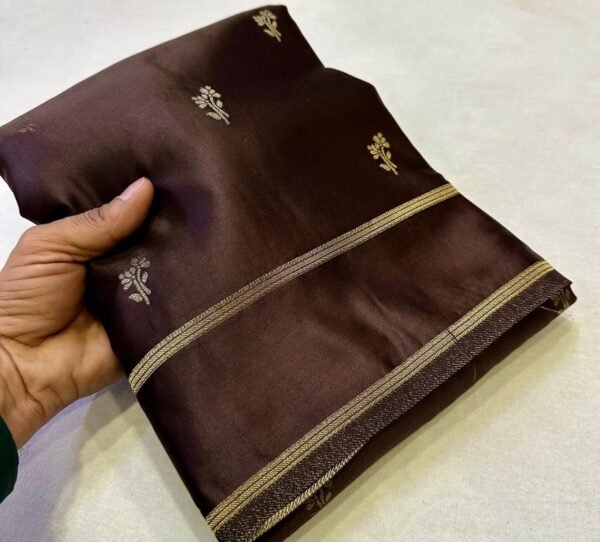 Satin silk sarees - Image 7