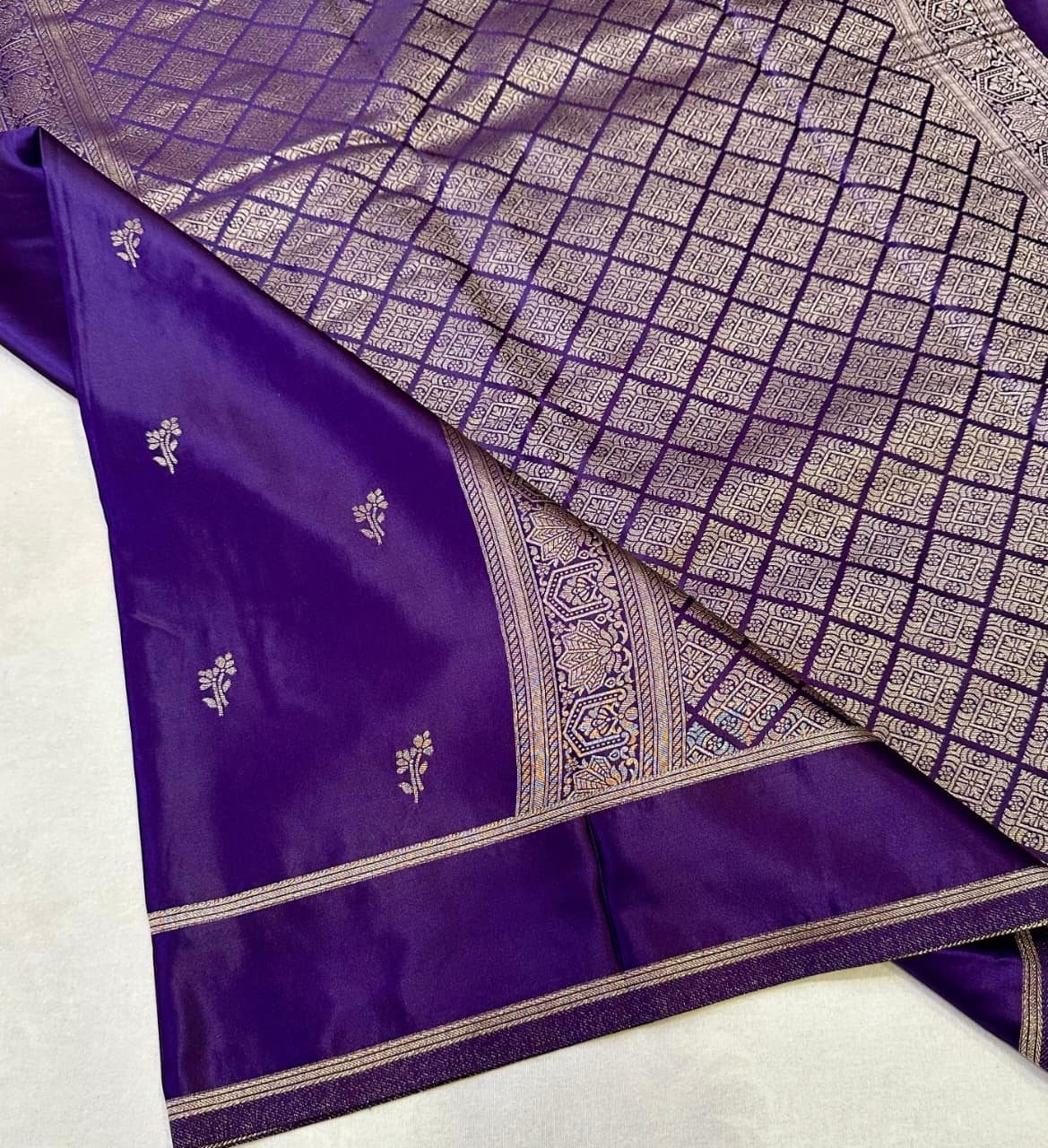 Satin silk sarees - Image 10