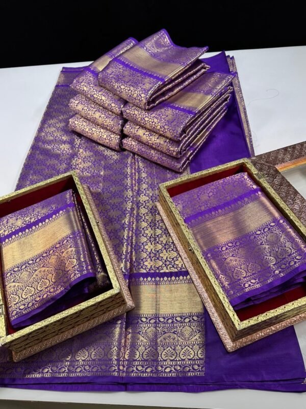 Soft semi kanchi sarees - Image 2