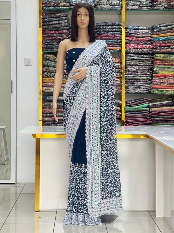 Chikankari sarees - Image 3