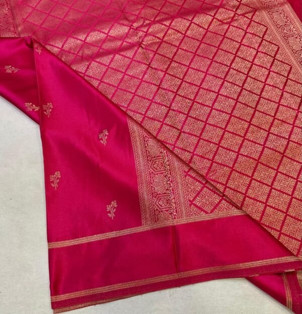 Satin silk sarees - Image 9