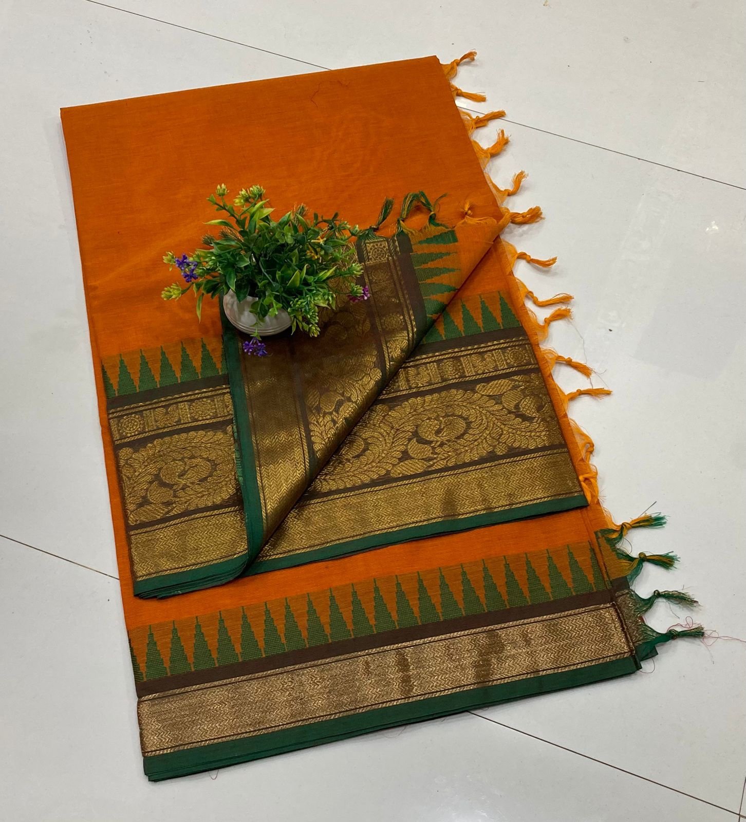 Kanchi Cotton Sarees - Image 20