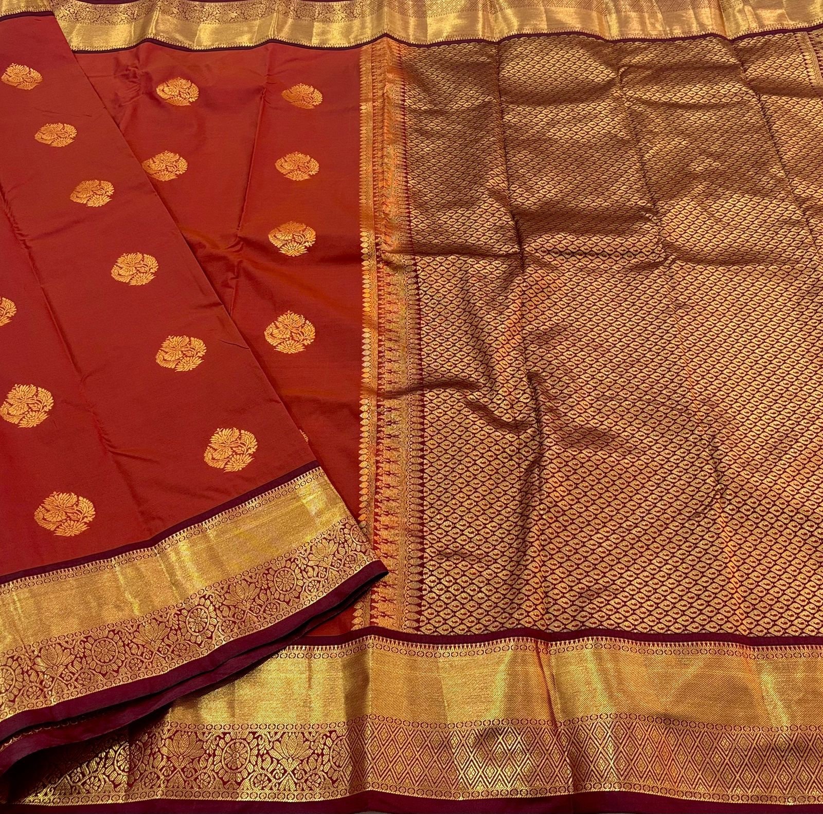 Premium Kanjivaram silk saree - Image 10